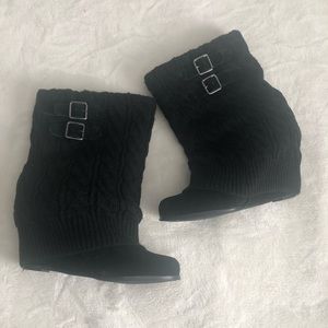 Steve Madden sweater boots size 9 1/2